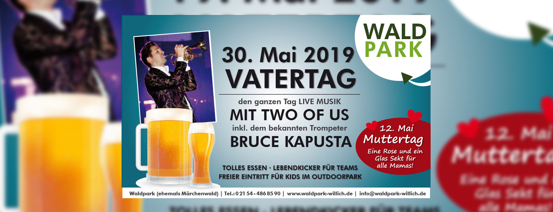 waldpark willich vatertag muttertag two of us 2019